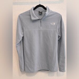 The North Face Pale Blue Half-Zip Fleece Women’s Pullover